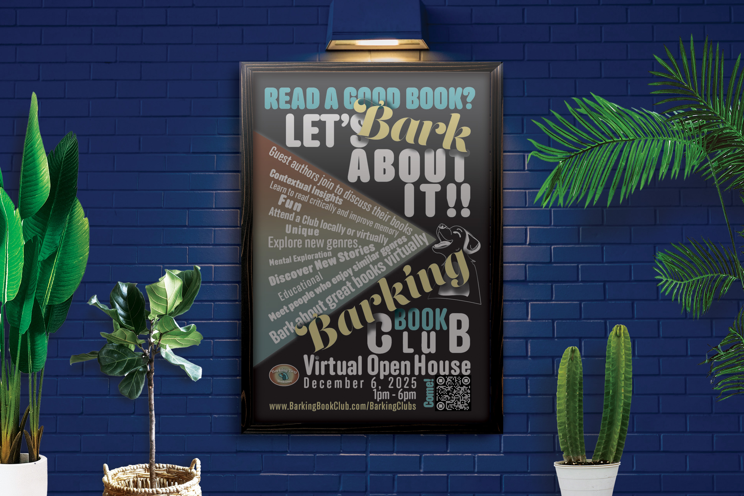 Barking Dog Bookstore - Barking Bookclub Flyer