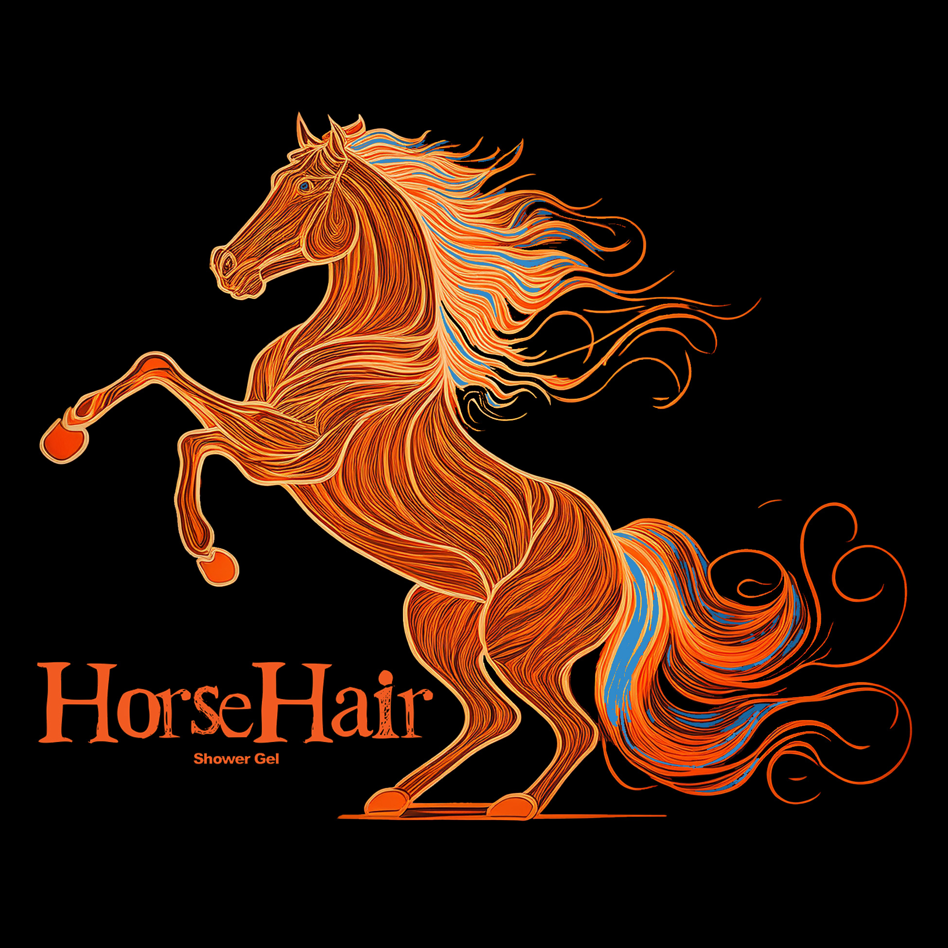 HorseHair - Combination Mascott Logo