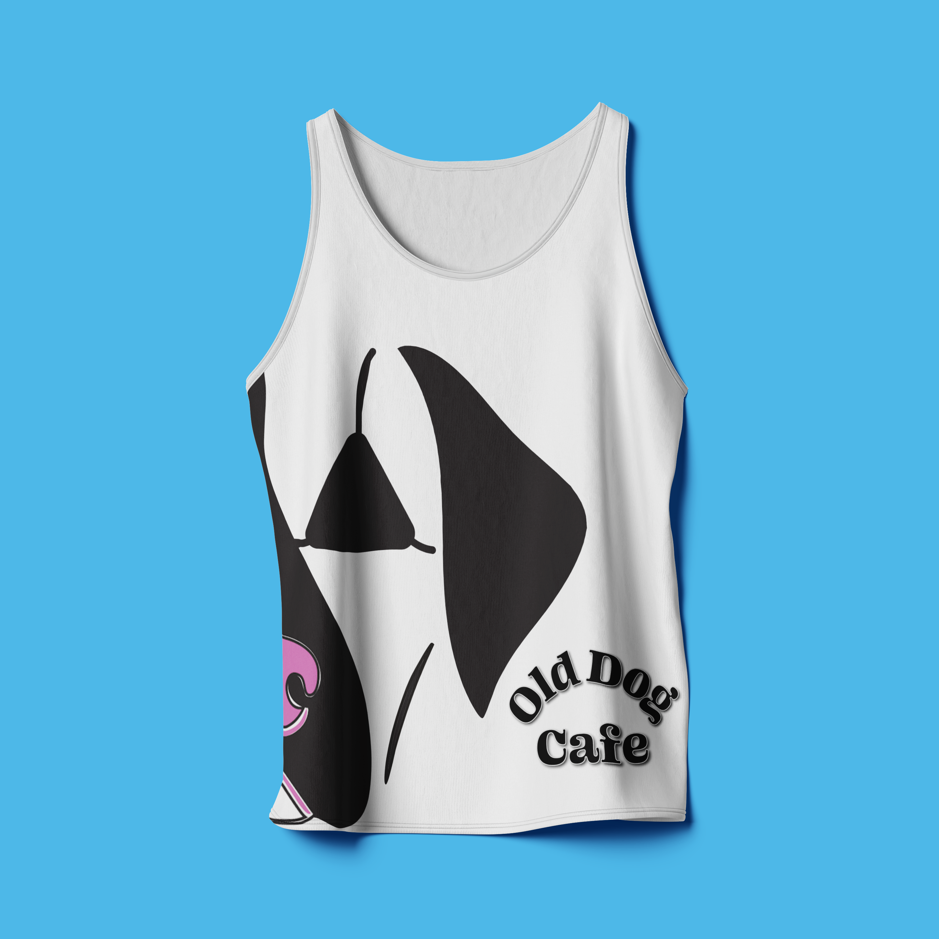 Old Dog Menu - Tank top mockup