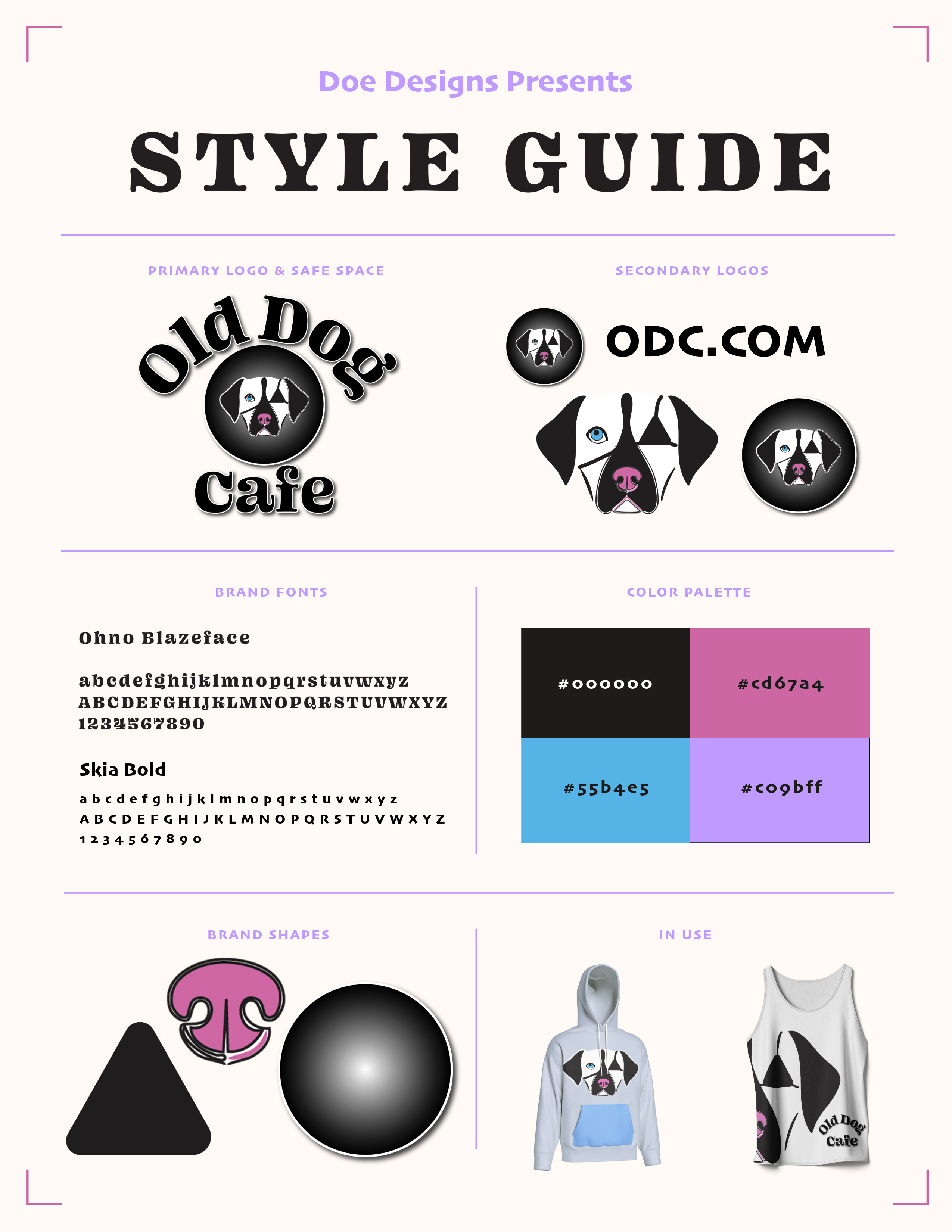 Old Dog Cafe - Style Guide
