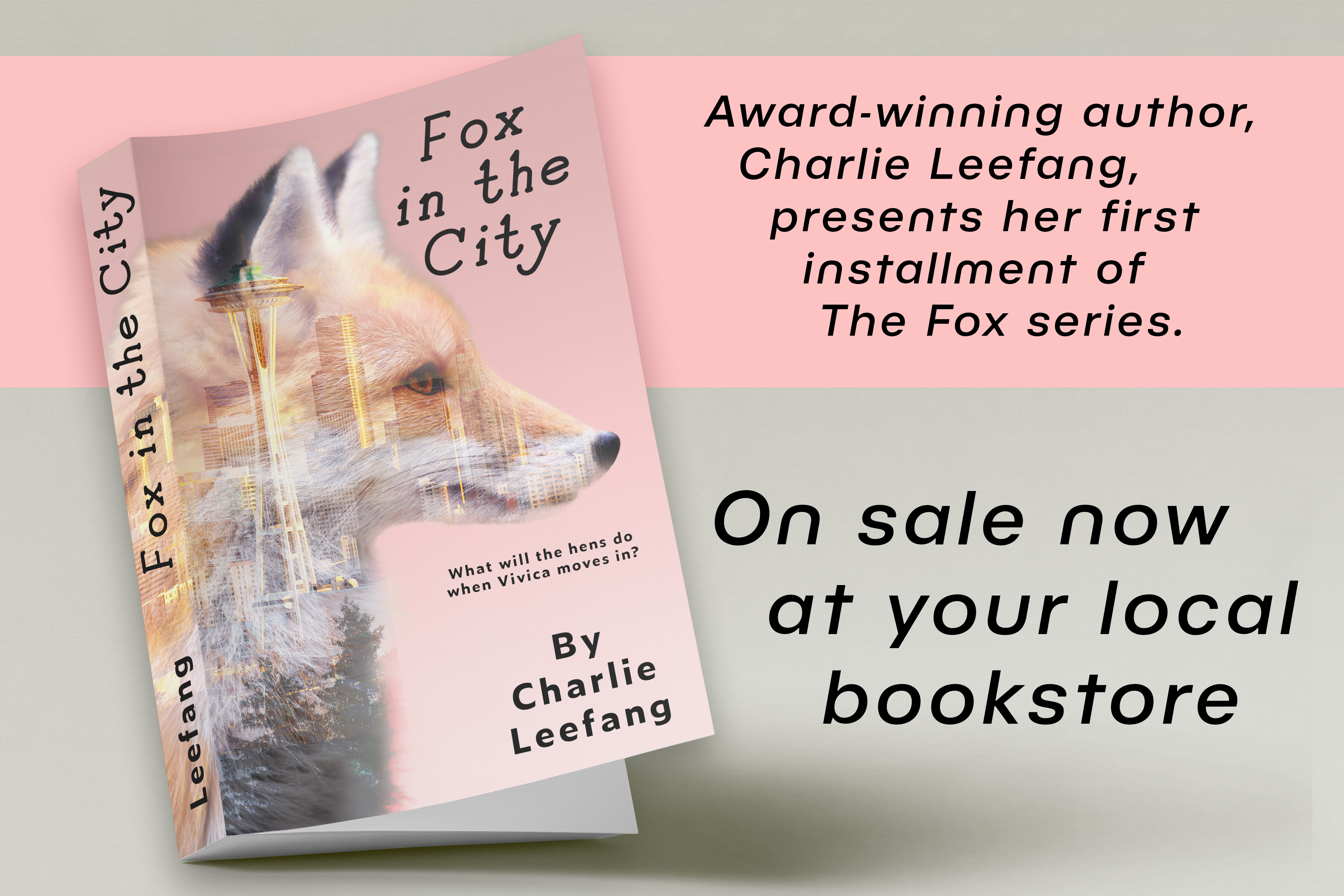 Fox in the City - Book Cover Design Mockup