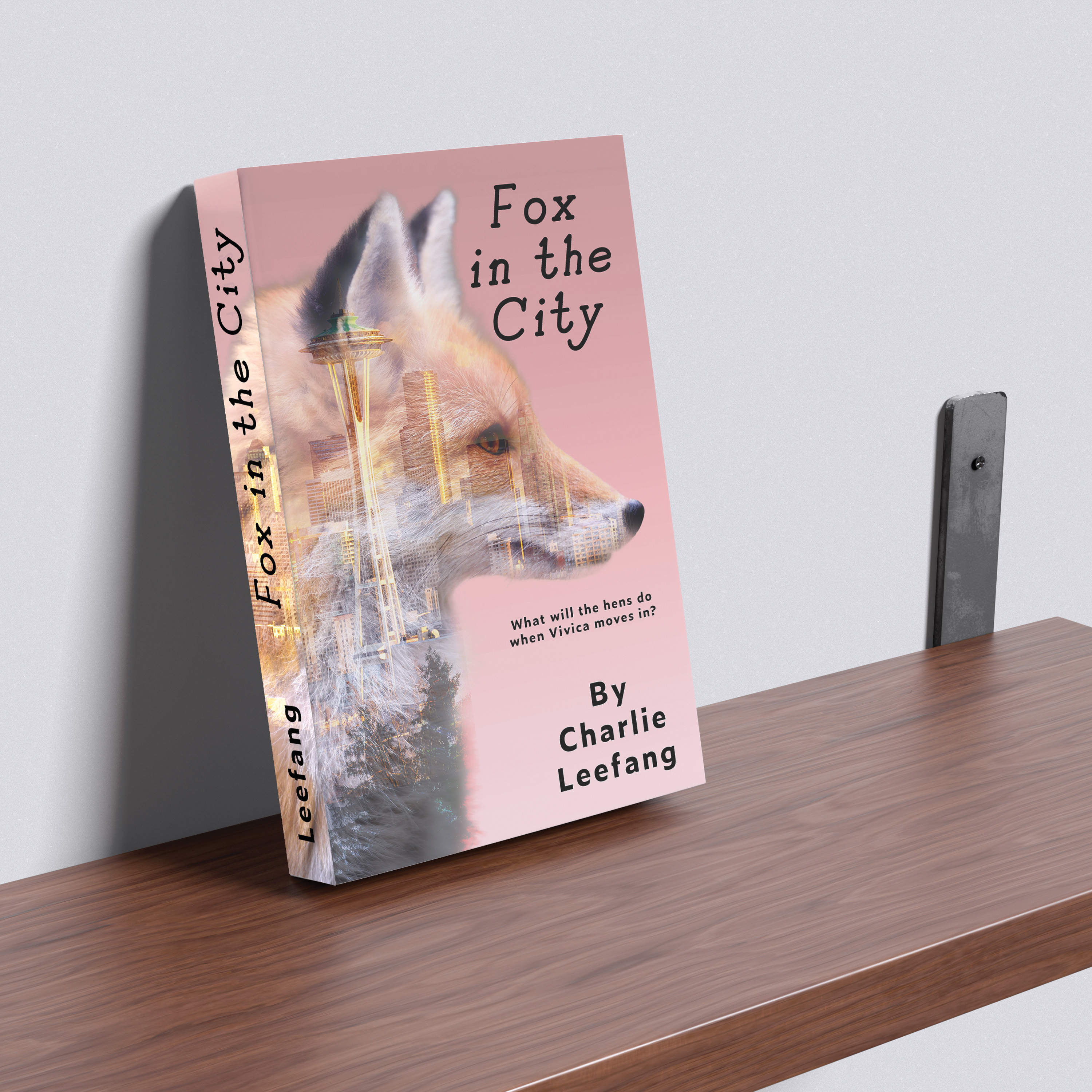 'Fox in the City' Book Cover Mockup
