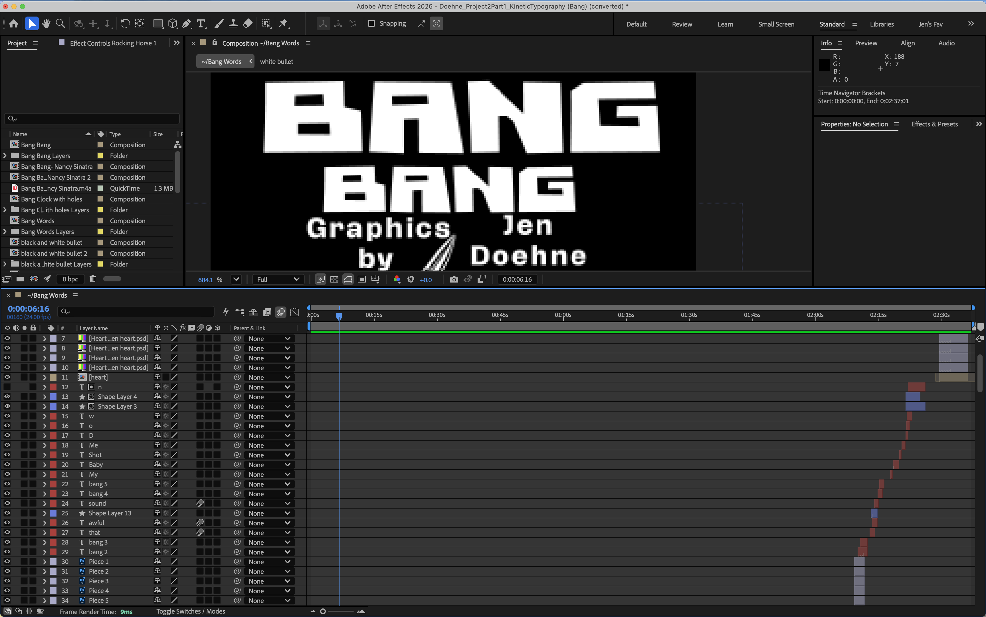 Bang Bang - After Effects Screenshot